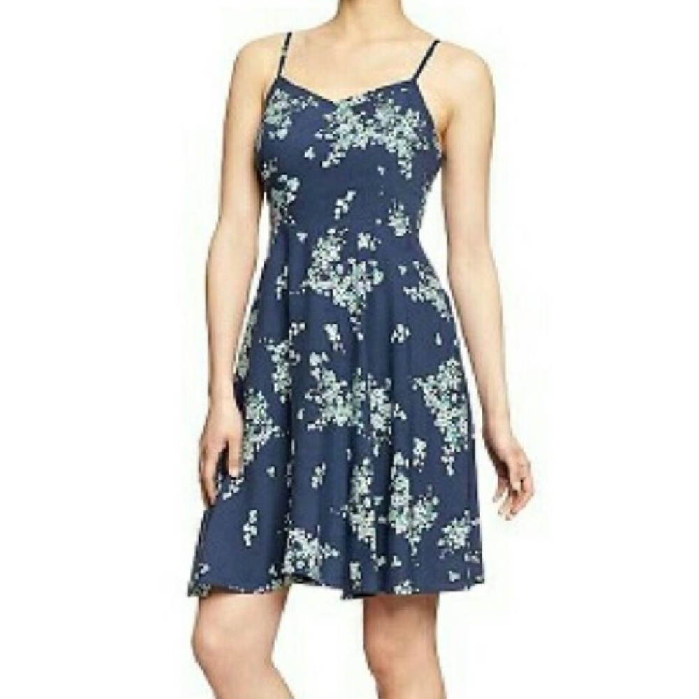 Floral Navy Dress